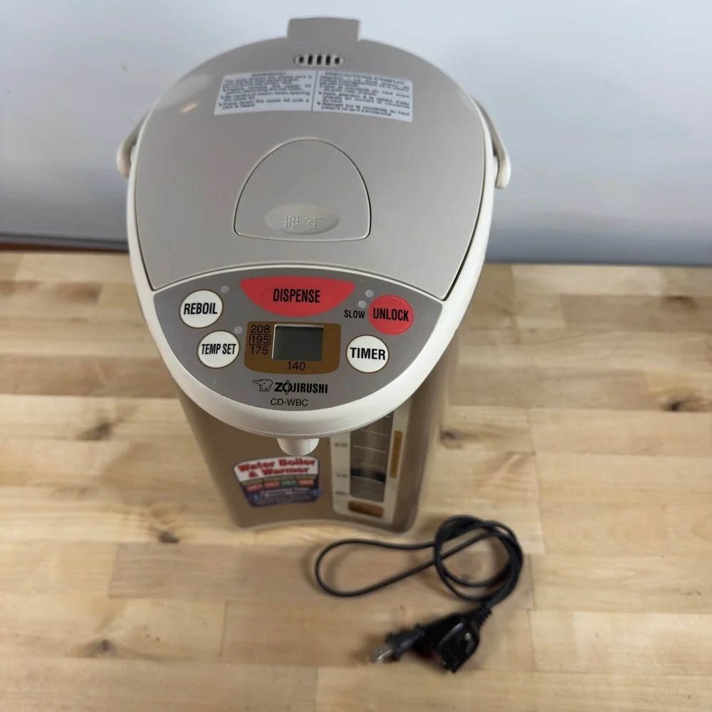 Zojirushi CD-WBC40 4.0L Water Boiler and Warmer Champagne Gold Beige